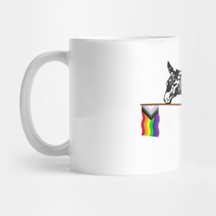 Progressive Pride Inclusive Flag Democratic Donkey Mug